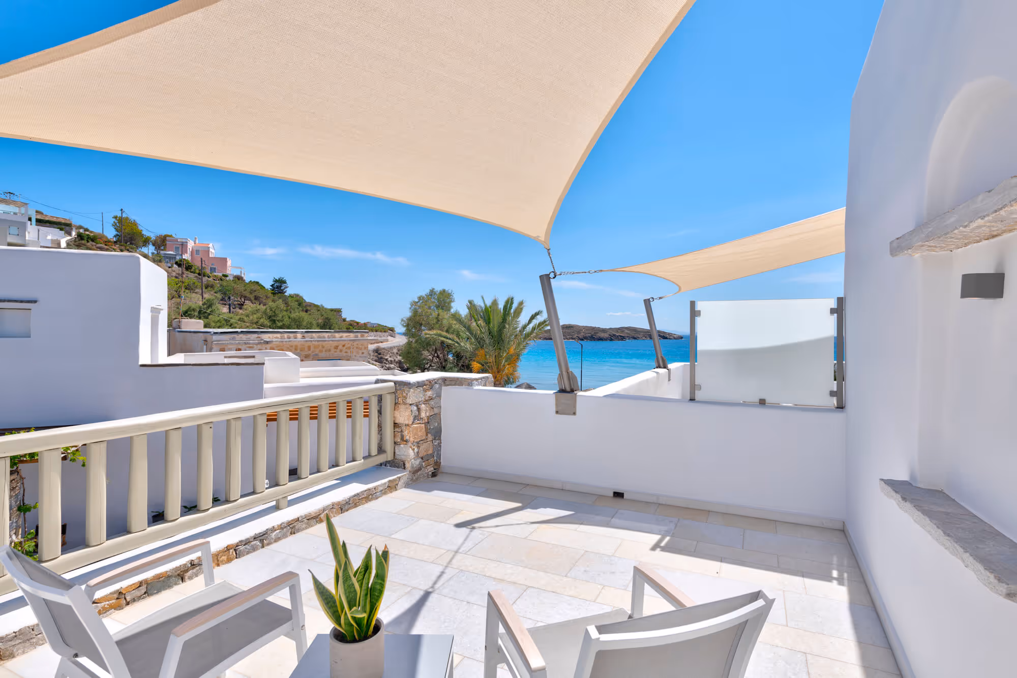 Terrace with sea view